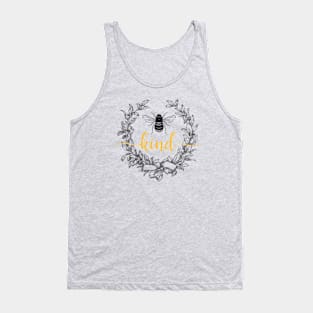 Bee Kind Vintage Wreath Tank Top